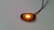 Фонарь габаритный  LED 008.3731 ЖЕЛТЫЙ "паутинка" 12-24В